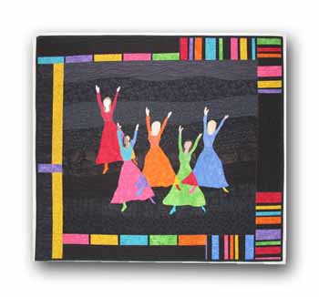 miriam's dance art quilt