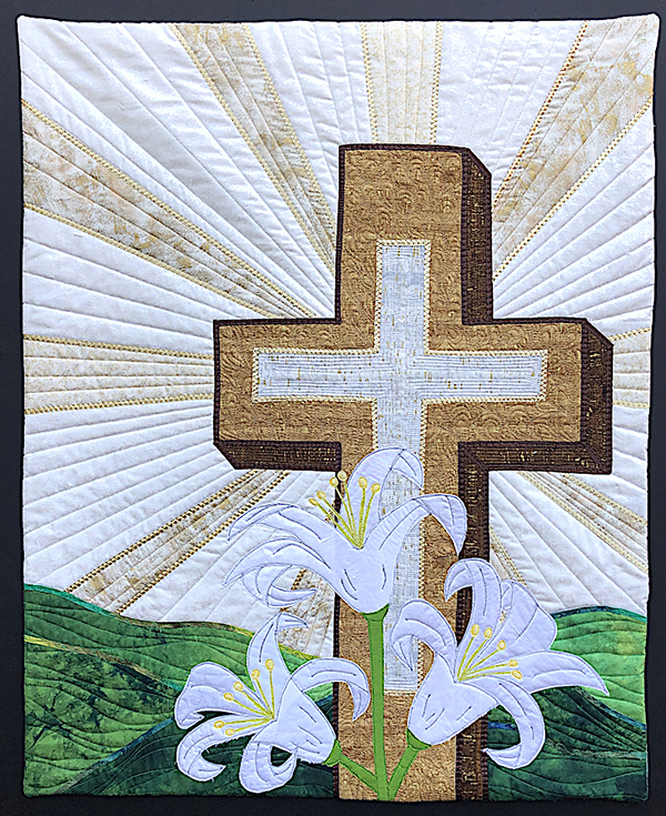 Pattern: Easter Risen Cross Quilt